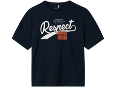 Name It dark sapphire/respect printet t-shirt 